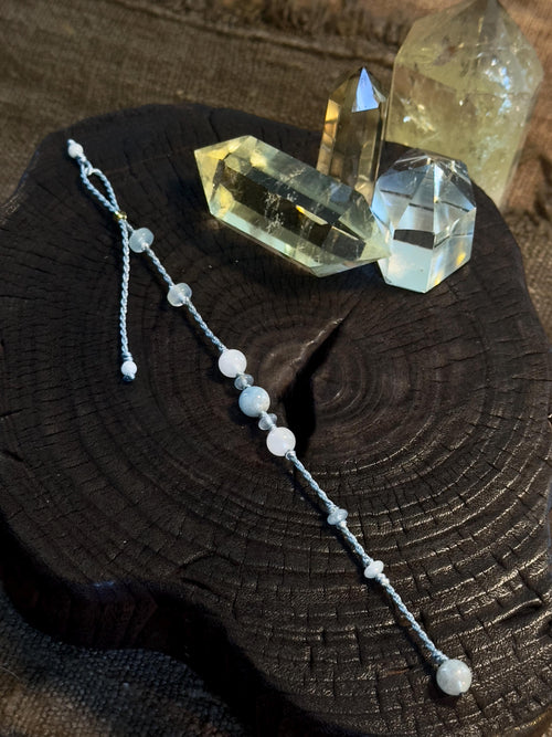 Aquamarine & Jade Bracelet – full view
