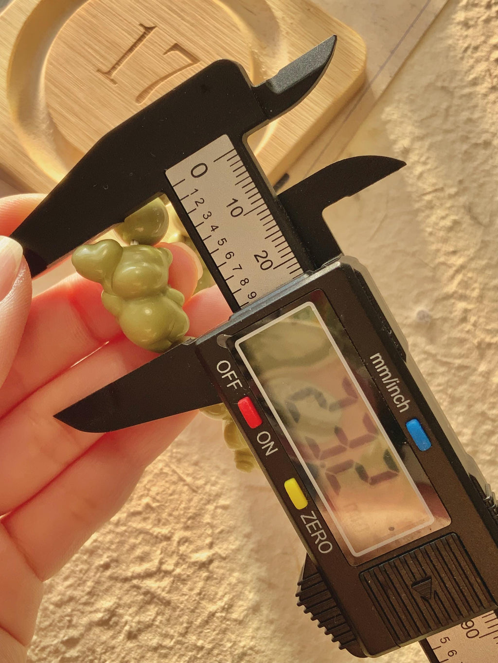 Avocado Green Bear Alashan Agate Bracelet