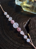 Rare Lavender Rose Quartz Bracelet – full view