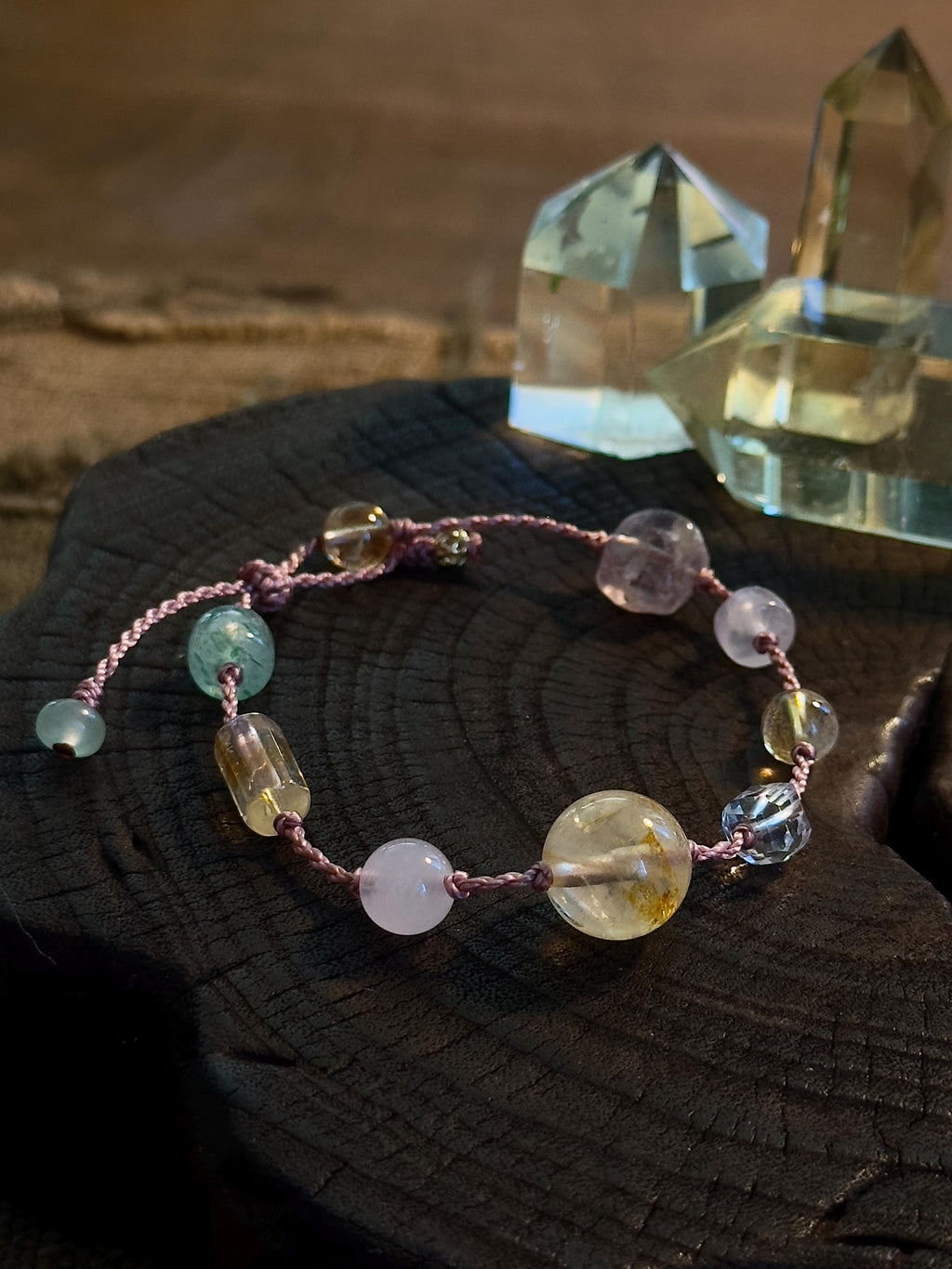 Love and Abundance Crystal Bracelet