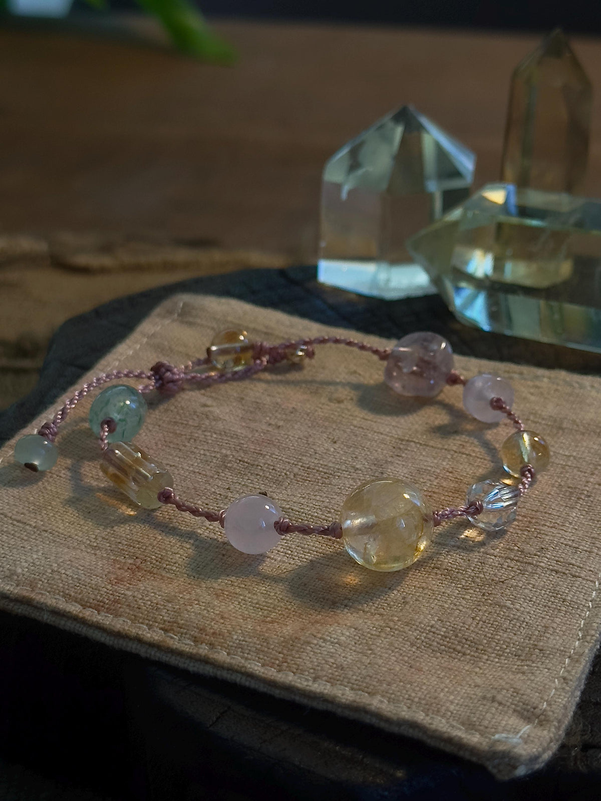 Love and Abundance Crystal Bracelet