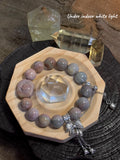 Morandi Pastel Bunny Carrot Alashan Agate Bracelet