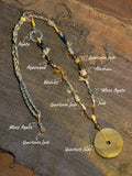 Mountain Ghost Coin jade talisman necklace