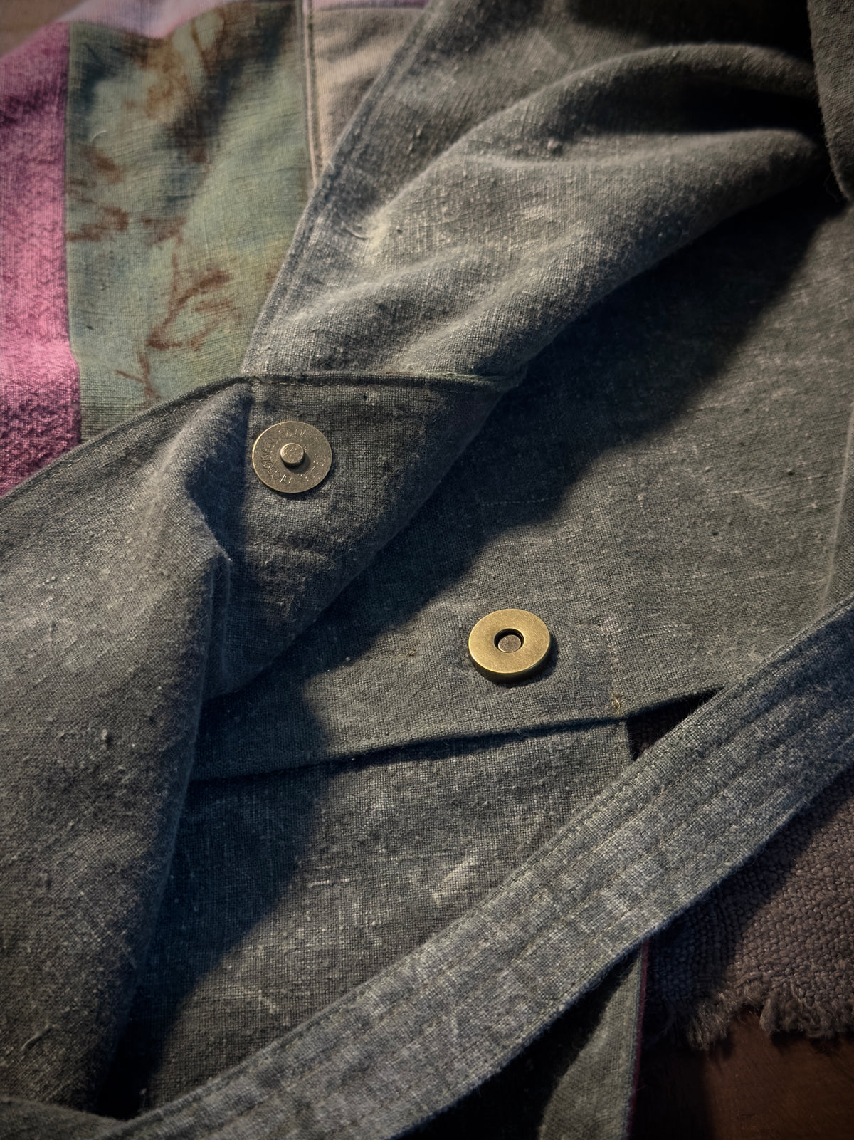 Reversible Plant-Dyed Bag – detail 5