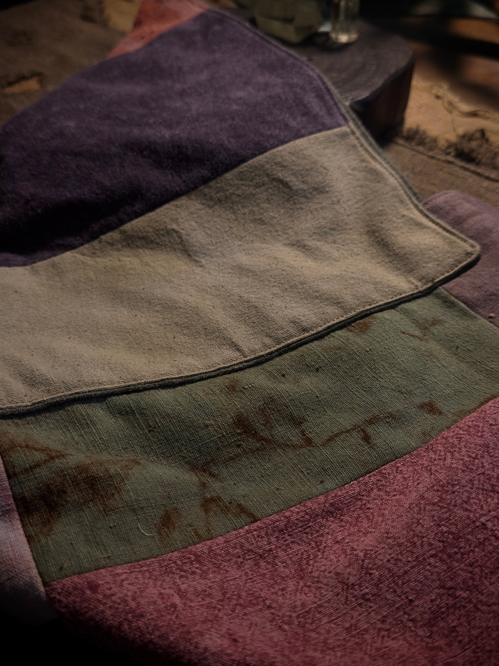 Reversible Plant-Dyed Bag – detail 6