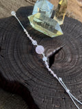 Natural Rose Quartz Bracelet – full view