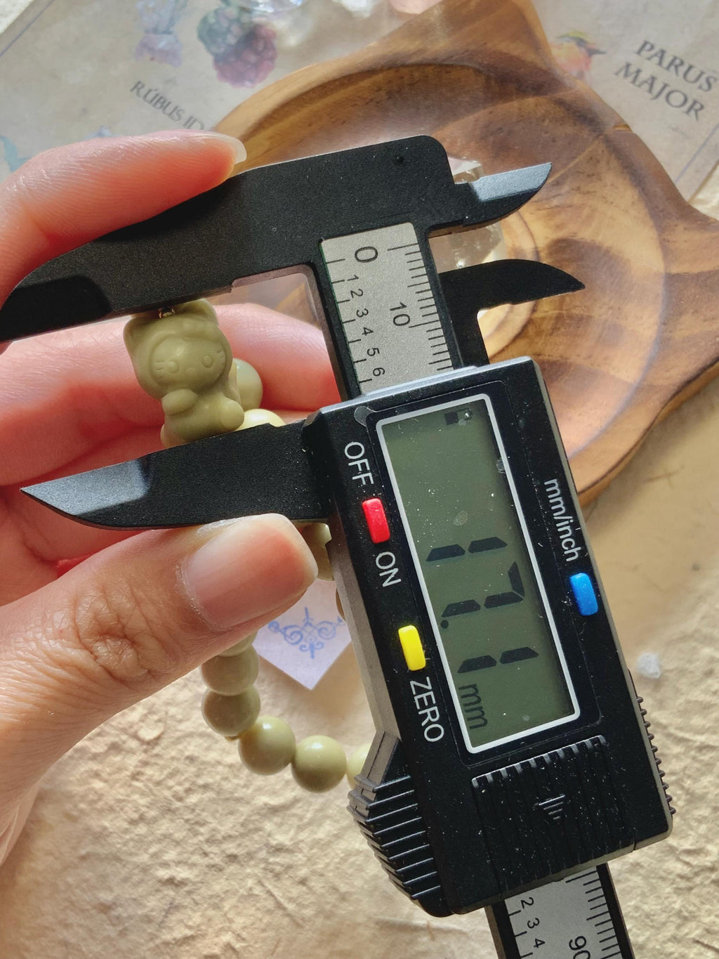 Soft Green Comb & KTCat Alashan Agate Bracelet